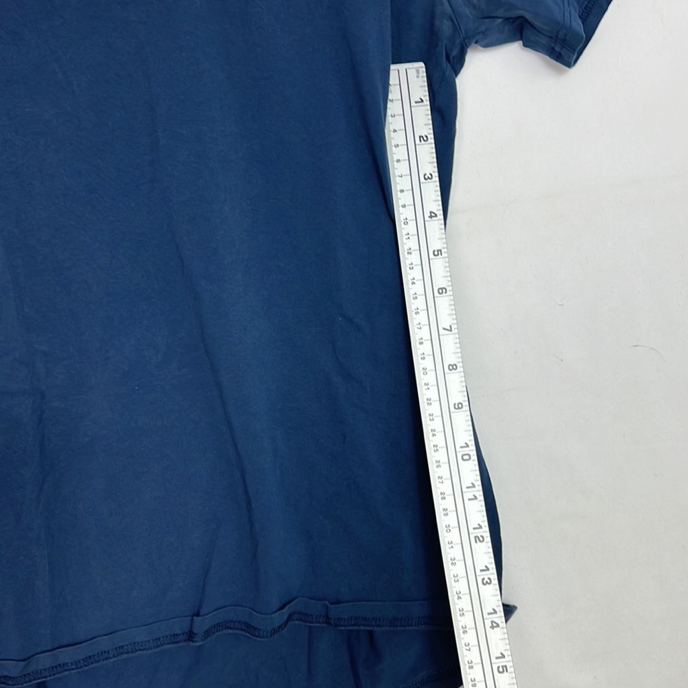 #0642 Gymshark Plain Blue T-Shirt | Size: M - Picture 3 of 5